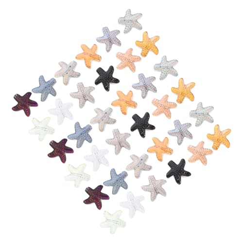 KOCKSHION 120 Stück DIY Glasperlen Bunte Perlen für Armband Halskette Ohrringe Seestern Anhänger Schmuckherstellung für Kreative Handarbeiten und von KOCKSHION