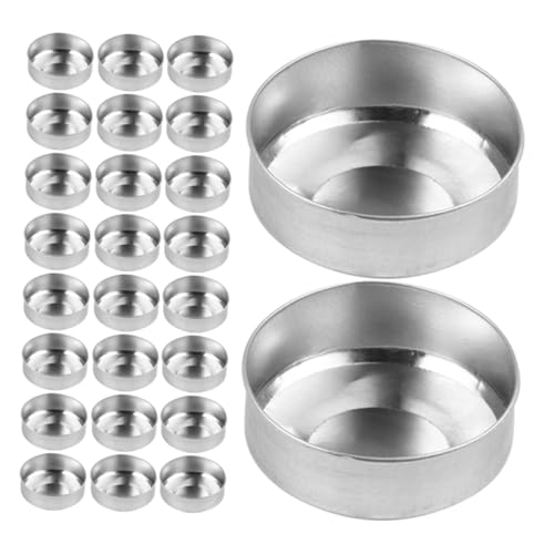 KOCKSHION 120 Stück Kerzendose aus Aluminium Tischkerzendekoration kerzenform selber machen Hochzeit Kerzendekoration Behälter für Duftkerzen Kerzenform aus Wachs Silver KOCKSHION 120 Stück Kerzendose aus Aluminium Tischkerzendekoration kerzenform selber machen Hochzeit Kerzendekoration Behälter für Duftkerzen Kerzenform aus Wachs Silver von KOCKSHION