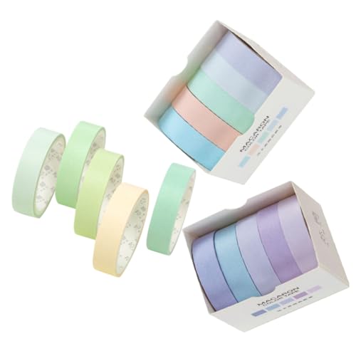 KOCKSHION 15 Rollen Washi Tape Set Bunte Selbstklebende Scrapbook Tapes für DIY Dekoration Geeignet für Tagebücher Alben Karten und Kreative Projekte Hochwertige Abreißbare Klebebänder von KOCKSHION