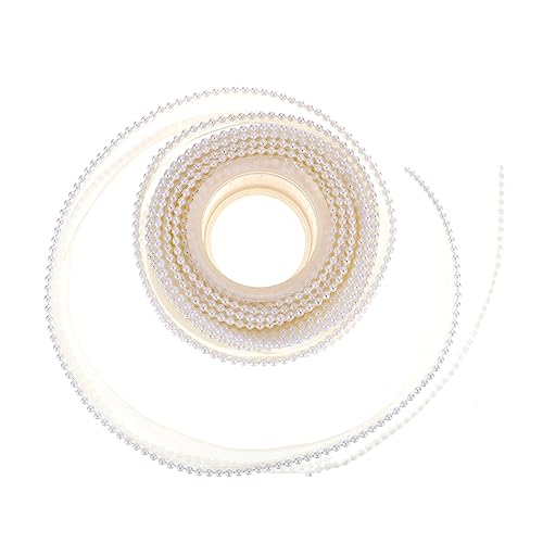 KOCKSHION 1Rolle Band mit Perlenkante Yards DIY Geschenkverpackung Hochwertiges Band für Geburtstagsfeiern Umweltfreundliches Material Langlebig und Farbecht KOCKSHION 1Rolle Band mit Perlenkante Yards DIY Geschenkverpackung Hochwertiges Band für Geburtstagsfeiern Umweltfreundliches Material Langlebig und Farbecht von KOCKSHION