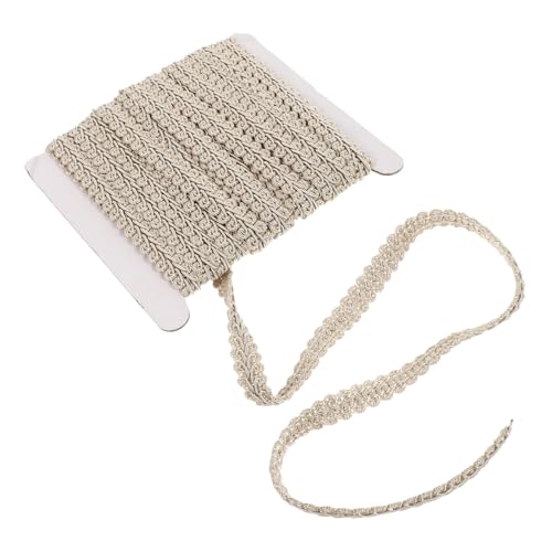 KOCKSHION 1Rolle DIY Wellenkante Spitzenband Polyester Yards für Vorhänge Kleider und Bastelprojekte Hochwertiges Gimp Trimm für Handwerksarbeiten KOCKSHION 1Rolle DIY Wellenkante Spitzenband Polyester Yards für Vorhänge Kleider und Bastelprojekte Hochwertiges Gimp Trimm für Handwerksarbeiten von KOCKSHION