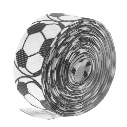 KOCKSHION 1Rolle Fußball Geschenkband Dekorationsband für DIY Geburtstagsfeiern Fußballpartys und Kreative Bastelprojekte KOCKSHION 1Rolle Fußball Geschenkband Dekorationsband für DIY Geburtstagsfeiern Fußballpartys und Kreative Bastelprojekte von KOCKSHION