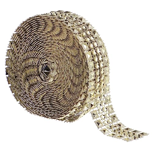 KOCKSHION 1Rolle Strassband Dekoration Yards Hochwertiges Glitzerband für DIY Hochzeitsdeko und Bastelprojekte Hochzeiten und Feiern KOCKSHION 1Rolle Strassband Dekoration Yards Hochwertiges Glitzerband für DIY Hochzeitsdeko und Bastelprojekte Hochzeiten und Feiern von KOCKSHION
