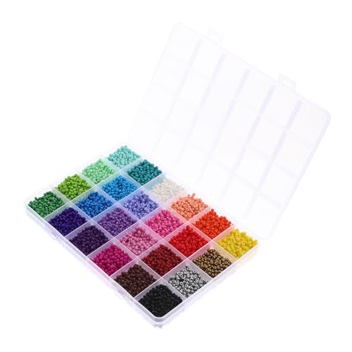 KOCKSHION 1Satz DIY Acrylperlen Fächer Runde Perlen für Armbänder Schmuck Basteln Vielseitige Dekorationen von KOCKSHION