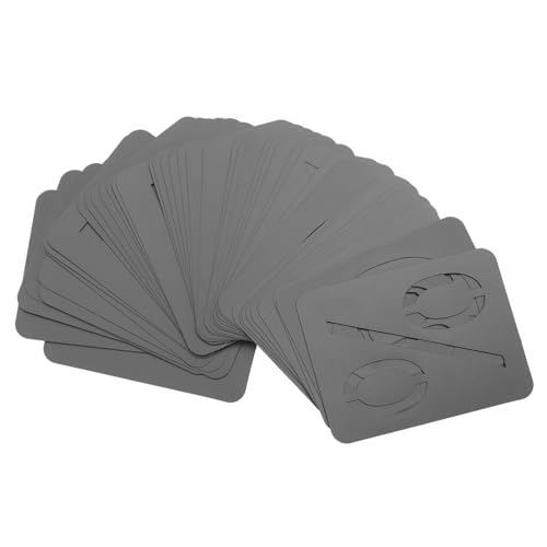 KOCKSHION 1Satz Schablonen Set Große Buchstaben Zahlen Schablonen für DIY Malerei Sprühmalerei Handdekoration für Holz Wände Möbelgestaltung von KOCKSHION