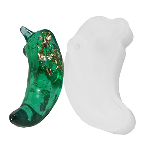 KOCKSHION 1Stück Silikonform Chili Design Flexible DIY Gießform Hochwertigem Silikon für Bastelprojekte und Tischdekoration Einfach zu Reinigen und Sicher der Anwendung von KOCKSHION