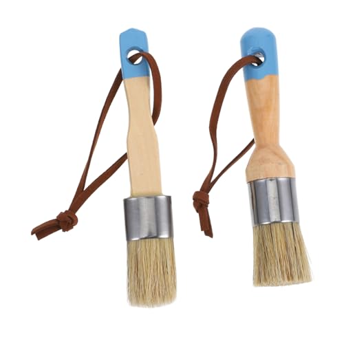 KOCKSHION 2 Stück Farbwagenwaschpinsel Wachspinsel Rundbürste Kunstpinsel Kleiner Pinsel Ölpinsel Wildschweinborste Blau KOCKSHION 2 Stück Farbwagenwaschpinsel Wachspinsel Rundbürste Kunstpinsel Kleiner Pinsel Ölpinsel Wildschweinborste Blau von KOCKSHION