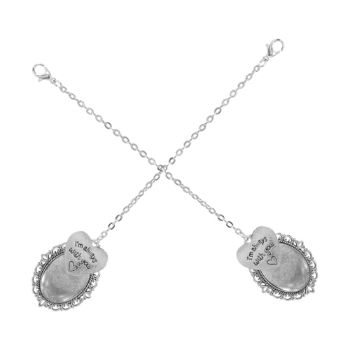 KOCKSHION 2 Stück Fotobasen Klasse von 2024 Quaste Mütze Quaste Abschlusskappendekorationen Abschlussfoto Foto-Anhänger Fotorahmen-Anhänger Doktorhut-Anhänger Foto-Charme Legierung Silver von KOCKSHION