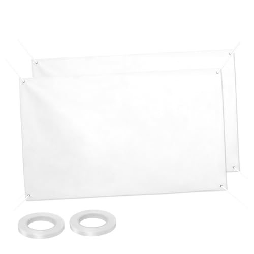 KOCKSHION 2 Stück Großes Leeres Banner Pack Handgemalte Diy Banner mit Seil Vielseitig Einsetzbar für Partys Dekoration und Kreative Projekte von KOCKSHION