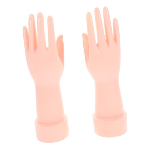 KOCKSHION 2 Stück Handmodell Schmuckhalter für Ringe Handgeformter Ringständer Pe für Schmuckpräsentation Vielseitig Einsetzbar für Hochzeits und Modeausstellungen von KOCKSHION