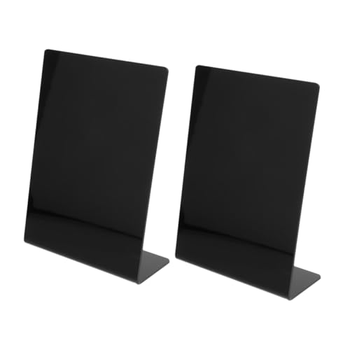 KOCKSHION 2 Stück Mini Kreidetafel Handgezeichnete Tafeln für Kreative Menüanzeigen DIY Tischdeko Leicht und Tragbar für Cafés Restaurants und Feiern von KOCKSHION