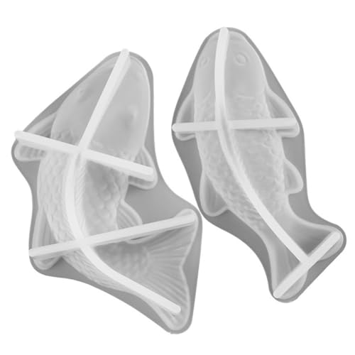 KOCKSHION 2 Stück Teiliges Silikonform für DIY Kerzen Fischform Gießform für Seifen und Kerzen für Kreative Bastelarbeiten Einfach zu Bedienen Langlebig und Flexibel KOCKSHION 2 Stück Teiliges Silikonform für DIY Kerzen Fischform Gießform für Seifen und Kerzen für Kreative Bastelarbeiten Einfach zu Bedienen Langlebig und Flexibel von KOCKSHION