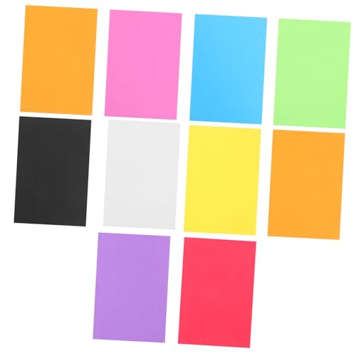 KOCKSHION 20 Blatt Farbige Schwammblätter Bastelpapier für Diy Projekte Dekorative Schwamm Papierbögen für Kreative Raumgestaltung und Geschenkpapiere von KOCKSHION