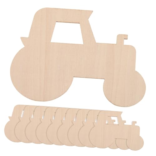KOCKSHION 20 Stück Holz Ausschnitte DIY Bastel Holz Kreative Hängende Anhänger für Selbstgestalten und Dekorieren von KOCKSHION