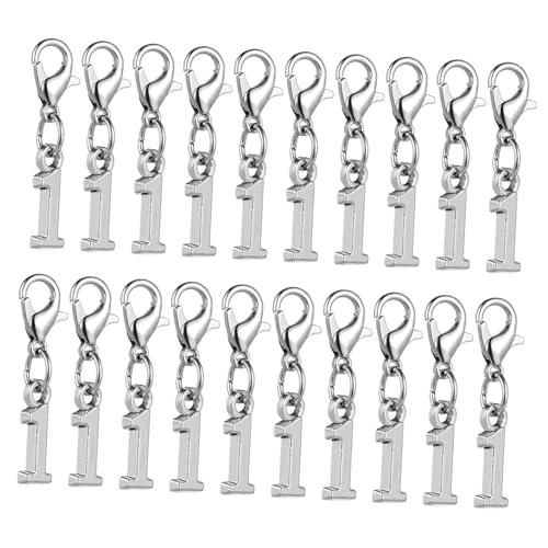 KOCKSHION 20 Stück Teiliges Karabinerverschluss Anhänger aus Legierung Form Arabische Zahlen Langlebige DIY Schmuckanhänger für Ohrringe Armbänder Halsketten und Bastelprojekte KOCKSHION 20 Stück Teiliges Karabinerverschluss Anhänger aus Legierung Form Arabische Zahlen Langlebige DIY Schmuckanhänger für Ohrringe Armbänder Halsketten und Bastelprojekte von KOCKSHION