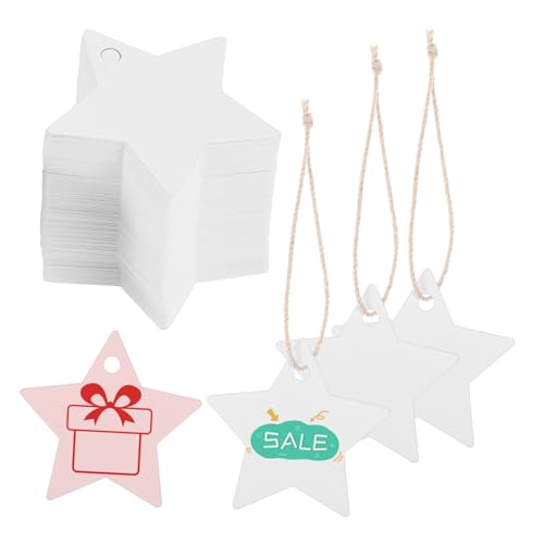 KOCKSHION 200 Stück Blanko Sternanhänger Kleine Etiketten für Kleidung und Hochzeiten Vorgebohrte Papieranhänger für Vielseitige Nutzung Stabil und Auffällig KOCKSHION 200 Stück Blanko Sternanhänger Kleine Etiketten für Kleidung und Hochzeiten Vorgebohrte Papieranhänger für Vielseitige Nutzung Stabil und Auffällig von KOCKSHION
