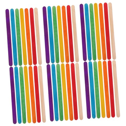 KOCKSHION 200 Stück Farbige Holz Eisstiele Jumbo Craft Sticks Verschiedenen Farben Langlebig und Bruchsicher für Diy Projekte Bastelarbeiten und Pflanzenetiketten KOCKSHION 200 Stück Farbige Holz Eisstiele Jumbo Craft Sticks Verschiedenen Farben Langlebig und Bruchsicher für Diy Projekte Bastelarbeiten und Pflanzenetiketten von KOCKSHION