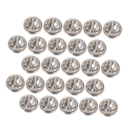 KOCKSHION 200 Stück Nickel Farbe Krawattennadeln Anstecknadeln Broschen Halter für DIY Schmuck Basis Geeignet für Krawatten Ansteckpins und Abzeichen von KOCKSHION
