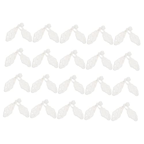 KOCKSHION 20Paare Chinesische Handgefertigte Cheongsam Verschlussknöpfe Einfache DIY Knöpfe für Anzüge Stoffknöpfe Traditionelle Kleidung und Kinderbekleidung von KOCKSHION