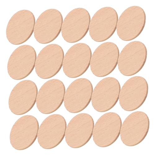 KOCKSHION 20Stücke Unbehandelte Holzscheiben Runde Holzmünzen für DIY Bastelarbeiten Natürliche Holzornamente für Dekoration Malerei und Projekte KOCKSHION 20Stücke Unbehandelte Holzscheiben Runde Holzmünzen für DIY Bastelarbeiten Natürliche Holzornamente für Dekoration Malerei und Projekte von KOCKSHION