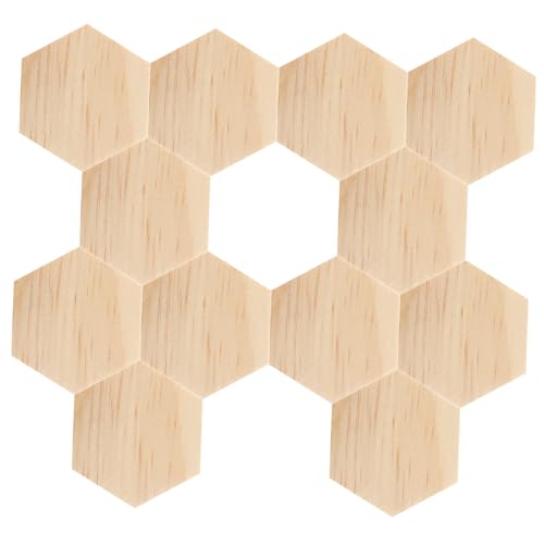 KOCKSHION 25 Stück sechseckige Holzspäne Sechseck Holzscheiben DIY Holz Dekoration Hochwertige Holzdeko Dekorative Holzstücke Holzscheiben zum Basteln Holzhandwerk unvollendet hölzern Khaki KOCKSHION 25 Stück sechseckige Holzspäne Sechseck Holzscheiben DIY Holz Dekoration Hochwertige Holzdeko Dekorative Holzstücke Holzscheiben zum Basteln Holzhandwerk unvollendet hölzern Khaki von KOCKSHION