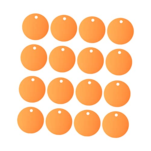 KOCKSHION 25Stücke Bunte Aluminium Haustier Id Tags Runde Blanko Anhänger für DIY Namensgravur Kratzfest Leicht und Korrosionsbeständig für Hunde und Welpen Orange KOCKSHION 25Stücke Bunte Aluminium Haustier Id Tags Runde Blanko Anhänger für DIY Namensgravur Kratzfest Leicht und Korrosionsbeständig für Hunde und Welpen Orange von KOCKSHION