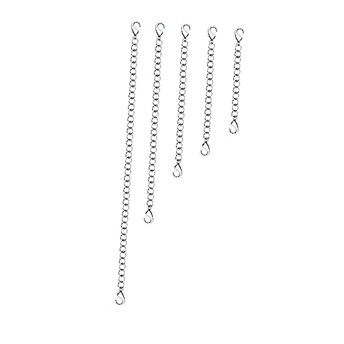 KOCKSHION 25Stücke Teiliges Verlängerungsketten mit Robustem Karabiner für Schmuckherstellung für DIY Armbänder und Glänzend und Sicher KOCKSHION 25Stücke Teiliges Verlängerungsketten mit Robustem Karabiner für Schmuckherstellung für DIY Armbänder und Glänzend und Sicher von KOCKSHION