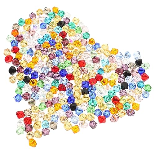 KOCKSHION 280Stücke Glasperlen für Armbänder Geformte Perlen Kristallglas DIY Schmuckzubehör Vielseitig Einsetzbar für Halsketten Ohrringe und Fußkettchen von KOCKSHION
