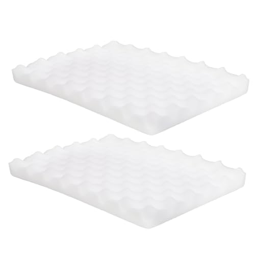 KOCKSHION 2Stücke Fondant Schwamm Matten für Zuckerblumen Wiederverwendbare Langlebige Schaum Pads zur Fondant Gestaltung DIY Modellierung für Back und Dekorationsarbeiten von KOCKSHION