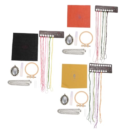 KOCKSHION 3 Sätze Haushalts Stickerei Kit für Anfänger Diy Stickzubehör mit Materialien für Blumenmuster für Nadelarbeiten und Dekoration Sicher und Langlebig KOCKSHION 3 Sätze Haushalts Stickerei Kit für Anfänger Diy Stickzubehör mit Materialien für Blumenmuster für Nadelarbeiten und Dekoration Sicher und Langlebig von KOCKSHION
