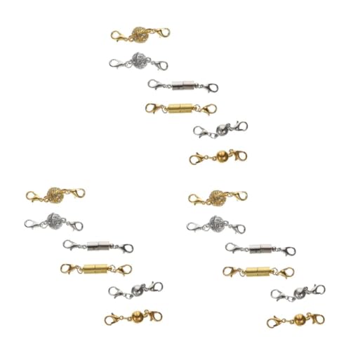 KOCKSHION 3 Sätze Magnetverschluss Für Schmuck Kupfer Ketten Armbandverschluss Mit Starkem Magnet Diy Schmuckherstellung Verlängerung Für Halsketten Und Armbänder Praktische 6 Paare * 3 KOCKSHION 3 Sätze Magnetverschluss Für Schmuck Kupfer Ketten Armbandverschluss Mit Starkem Magnet Diy Schmuckherstellung Verlängerung Für Halsketten Und Armbänder Praktische 6 Paare * 3 von KOCKSHION