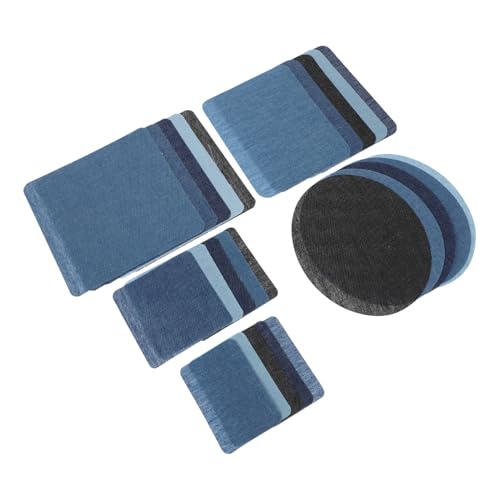 KOCKSHION 3 Sätze Teiliges Aufbügelflicken Für Jeans Und Kleidung Praktische Stoffpatches Zur Reparatur Und Dekoration Von Hosen Hemden Rucksäcken Und Mehr 25 Stück * 3 KOCKSHION 3 Sätze Teiliges Aufbügelflicken Für Jeans Und Kleidung Praktische Stoffpatches Zur Reparatur Und Dekoration Von Hosen Hemden Rucksäcken Und Mehr 25 Stück * 3 von KOCKSHION