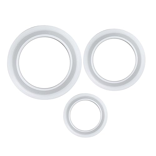 KOCKSHION 3 Stück Diy Silikon Armband Gießform Teiliges für Kristall Epoxidharz Handwerk Geeignet für Schmuckherstellung und Kreative Bastelprojekte Innendurchmesser von KOCKSHION