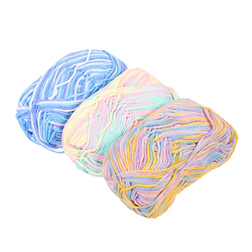 KOCKSHION 3 Stück Teiliges Baumwollgarn für Stricken und Häkeln Multifunktionales Tragbares Garn Sommerlotus und Himmelblau für Heimdekoration und Diy Projekte KOCKSHION 3 Stück Teiliges Baumwollgarn für Stricken und Häkeln Multifunktionales Tragbares Garn Sommerlotus und Himmelblau für Heimdekoration und Diy Projekte von KOCKSHION