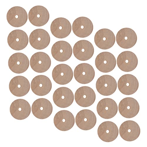 KOCKSHION 30 Stück Runde Holzräder DIY Bastelbedarf für Spielzeugautos Bastelzubehör Hochwertigem Holz Durchmesser für Kreative Projekte und Kinderhandwerk KOCKSHION 30 Stück Runde Holzräder DIY Bastelbedarf für Spielzeugautos Bastelzubehör Hochwertigem Holz Durchmesser für Kreative Projekte und Kinderhandwerk von KOCKSHION