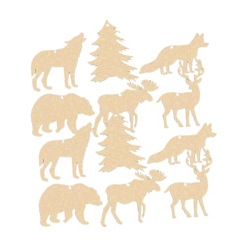 KOCKSHION 30 Stück Unfertige Holztiere Teiliges DIY Holzschnitte für Bastelprojekte zum Malen und Dekorieren Hochwertigem Holz Sicher und Langlebig für Kreative Aktivitäten KOCKSHION 30 Stück Unfertige Holztiere Teiliges DIY Holzschnitte für Bastelprojekte zum Malen und Dekorieren Hochwertigem Holz Sicher und Langlebig für Kreative Aktivitäten von KOCKSHION