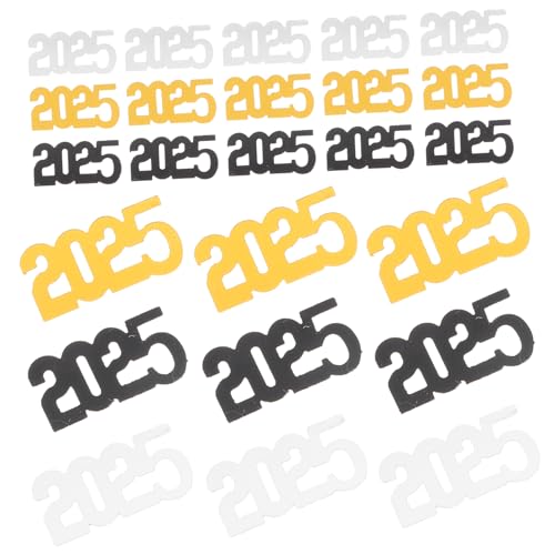 KOCKSHION 3Er-Pack Neujahrskonfetti -Pailletten Frohes neues Jahr-Party Abschlussausschnitte Frohes Neues Jahr Konfetti für Tisch Neujahrsparty dekoriert Abschluss Konfetti Papier KOCKSHION 3Er-Pack Neujahrskonfetti -Pailletten Frohes neues Jahr-Party Abschlussausschnitte Frohes Neues Jahr Konfetti für Tisch Neujahrsparty dekoriert Abschluss Konfetti Papier von KOCKSHION