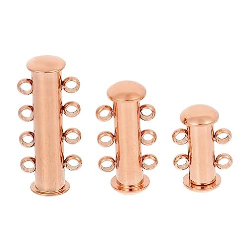 KOCKSHION 3Stücke Halskette Verschlüsse Verstellbare Armbandverschlüsse für DIY Schmuck Perlenketten und Armbänder Langlebig und Leicht von KOCKSHION
