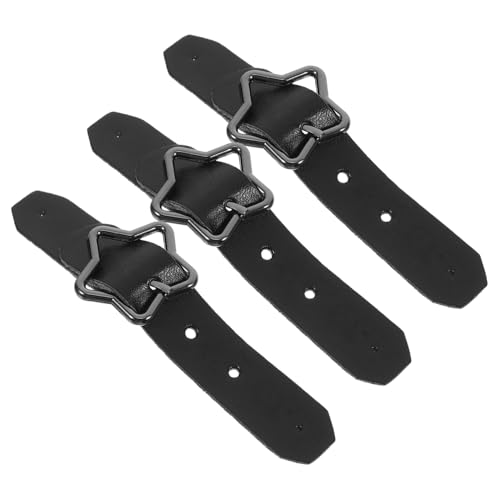 KOCKSHION 3Stücke Teiliges Metall Mantelschnallen mit Stern Design für Kleidung Knöpfe für Pullover Röcke und Mäntel Langlebig und Elegant für Modeprojekte und Gunmetal von KOCKSHION
