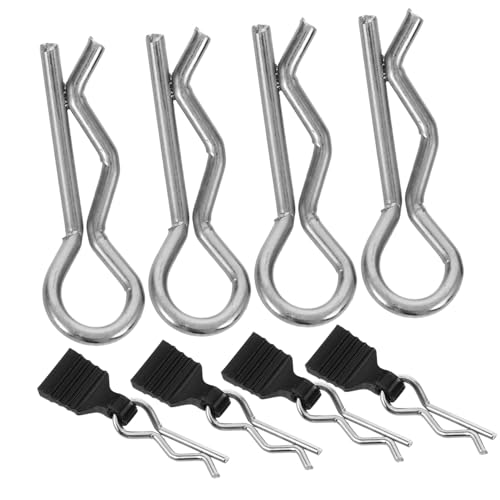 KOCKSHION 4 Stück Befestigungsclips Aus Edelstahl S-clips Rc-haubenstifte Zubehör Für Rc-autos Rc-karosserieclips Karosserie-clips Für Rc-fahrzeuge Rc-autoteile Körperclips Plastik Schwarz KOCKSHION 4 Stück Befestigungsclips Aus Edelstahl S-clips Rc-haubenstifte Zubehör Für Rc-autos Rc-karosserieclips Karosserie-clips Für Rc-fahrzeuge Rc-autoteile Körperclips Plastik Schwarz von KOCKSHION