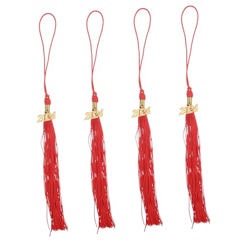 KOCKSHION 4 Stück Graduierungskappe Quasten Kindergartenabschluss Kindergarten-Abschlussmütze Tür Meister Hut Materialien für die Abschlusssaison Zubehör für Abschlusskappen Polyester rot KOCKSHION 4 Stück Graduierungskappe Quasten Kindergartenabschluss Kindergarten-Abschlussmütze Tür Meister Hut Materialien für die Abschlusssaison Zubehör für Abschlusskappen Polyester rot von KOCKSHION