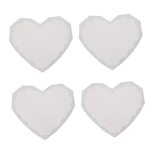 KOCKSHION 4 Stück Herzförmige Silikon Gießform für Untersetzer DIY Epoxidharz Formen Basteln für Besondere Anlässe Sicheres und Material KOCKSHION 4 Stück Herzförmige Silikon Gießform für Untersetzer DIY Epoxidharz Formen Basteln für Besondere Anlässe Sicheres und Material von KOCKSHION