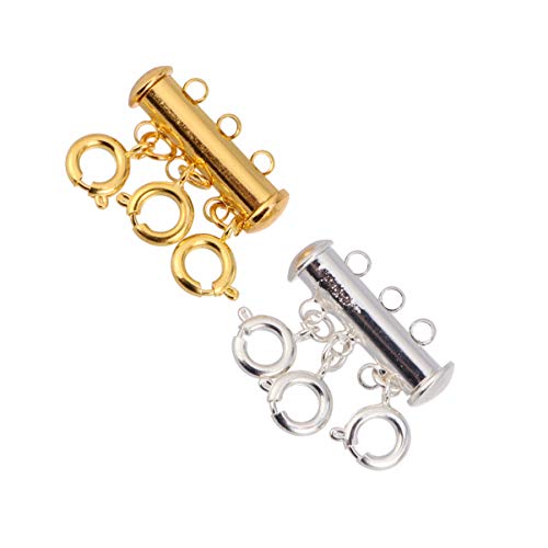 KOCKSHION 4 Stück Magnetische Kettenverbinder für Mehrlagige Kupfer Verschlüsse für Frauen und Männer Reihen Gold Silber DIY Schmuckzubehör KOCKSHION 4 Stück Magnetische Kettenverbinder für Mehrlagige Kupfer Verschlüsse für Frauen und Männer Reihen Gold Silber DIY Schmuckzubehör von KOCKSHION