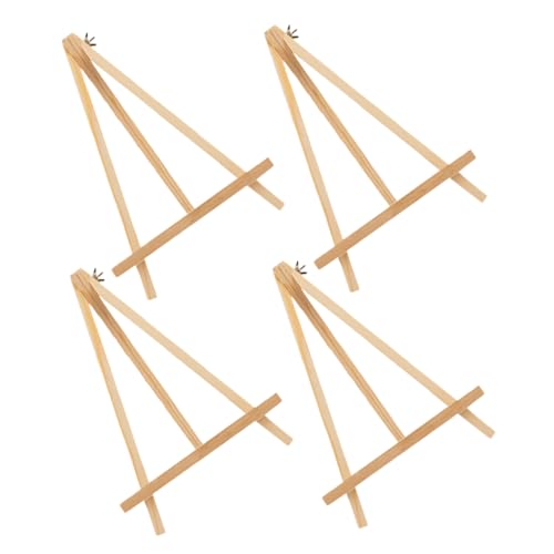KOCKSHION 4 Stück Mini Staffelei Holz Tischstaffelei für Künstler Verstellbar für Malen Kunstpartys und Klassenräume Stabiler Stand für Kleine Gemälde und Fotos KOCKSHION 4 Stück Mini Staffelei Holz Tischstaffelei für Künstler Verstellbar für Malen Kunstpartys und Klassenräume Stabiler Stand für Kleine Gemälde und Fotos von KOCKSHION