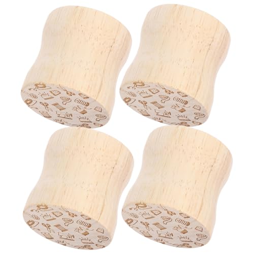 KOCKSHION 4 Stück Papier -lineal -pressplatte Schneiderklöppel Zum Quilten Klöppel-nähwerkzeug Klöppel Quiltvorräte Quilter Klöppel Nähklöppel Schneiderklapper Beige Holz von KOCKSHION
