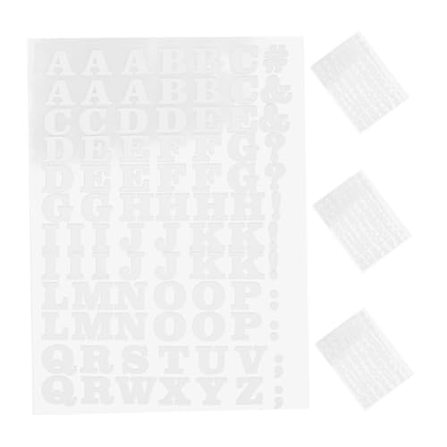 KOCKSHION 4 Stück Vinyl Buchstaben Und Zum Aufbügeln Für T Shirts Wärmeübertragungsaufkleber Stoff Alphabet Applikationen Dekoration Für Selbstgemachte Kleidungsverzierungen von KOCKSHION