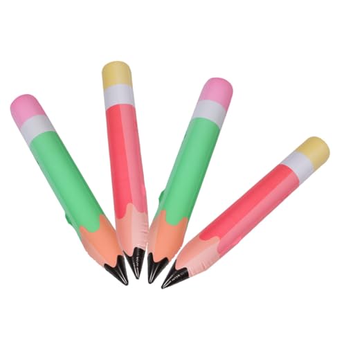 KOCKSHION 4 Stück aufblasbares Bleistiftspielzeug Riese groß Form rosa Bleistiftdekoration Klassenzimmer hoch riesiger bleistift Willkommen zurück in der Schuldekoration Jumbo-Buntstift PVC KOCKSHION 4 Stück aufblasbares Bleistiftspielzeug Riese groß Form rosa Bleistiftdekoration Klassenzimmer hoch riesiger bleistift Willkommen zurück in der Schuldekoration Jumbo-Buntstift PVC von KOCKSHION