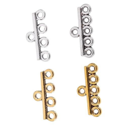 KOCKSHION 40 Stück Teiliges DIY Schmuckverschluss Antik Silber und Goldfarben Vielseitige Ketten und Armbandverschlüsse zum Schmuckherstellen und Basteln Praktische Schmuckverbinder für KOCKSHION 40 Stück Teiliges DIY Schmuckverschluss Antik Silber und Goldfarben Vielseitige Ketten und Armbandverschlüsse zum Schmuckherstellen und Basteln Praktische Schmuckverbinder für von KOCKSHION
