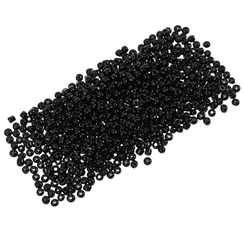 KOCKSHION 4000 Stücke Kreuzstichperlen Basteln Schmuck runden glasperlen perlen für ketten runde perlen Kit zur Herstellung von Charm-Armbändern Kunsthandwerk für Erwachsene Black KOCKSHION 4000 Stücke Kreuzstichperlen Basteln Schmuck runden glasperlen perlen für ketten runde perlen Kit zur Herstellung von Charm-Armbändern Kunsthandwerk für Erwachsene Black von KOCKSHION
