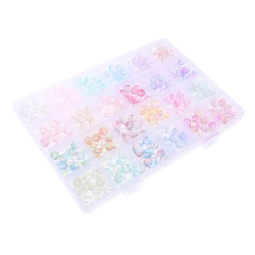KOCKSHION 480Stücke Acrylperlen für DIY Armband und Halskettenherstellung Bastelperlen zum Auffädeln Langlebig und Glatt Bastelmaterial für Projekte von KOCKSHION